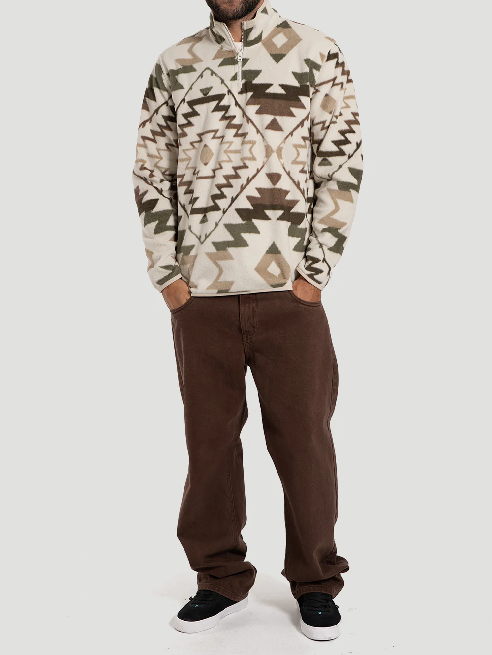 Blusa Especial Hurley Mesa Windchill 1/4 Zip Importada - Image 5