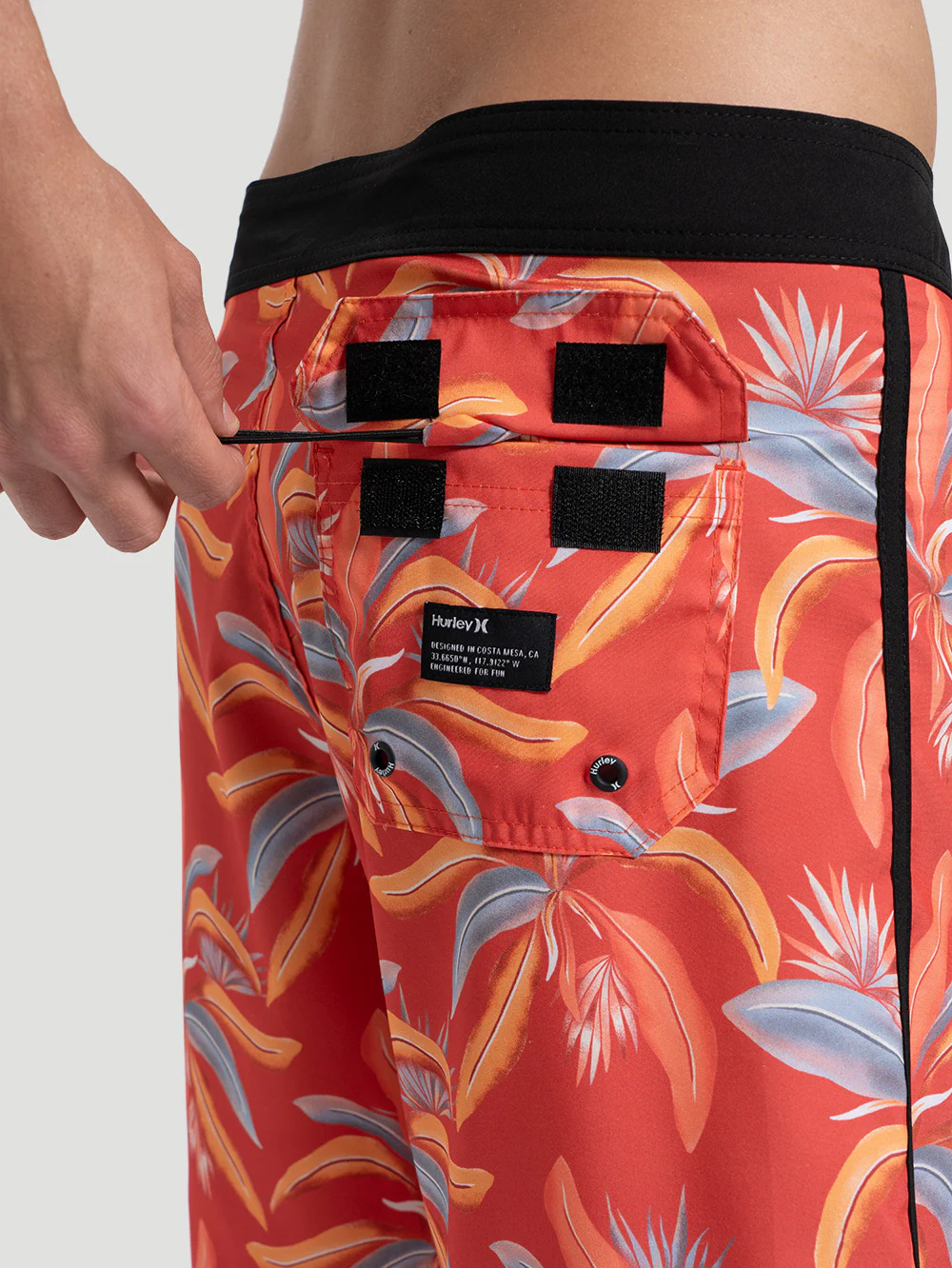 Boardshort Hurley Gibson 19,5 Vermelho - Image 4