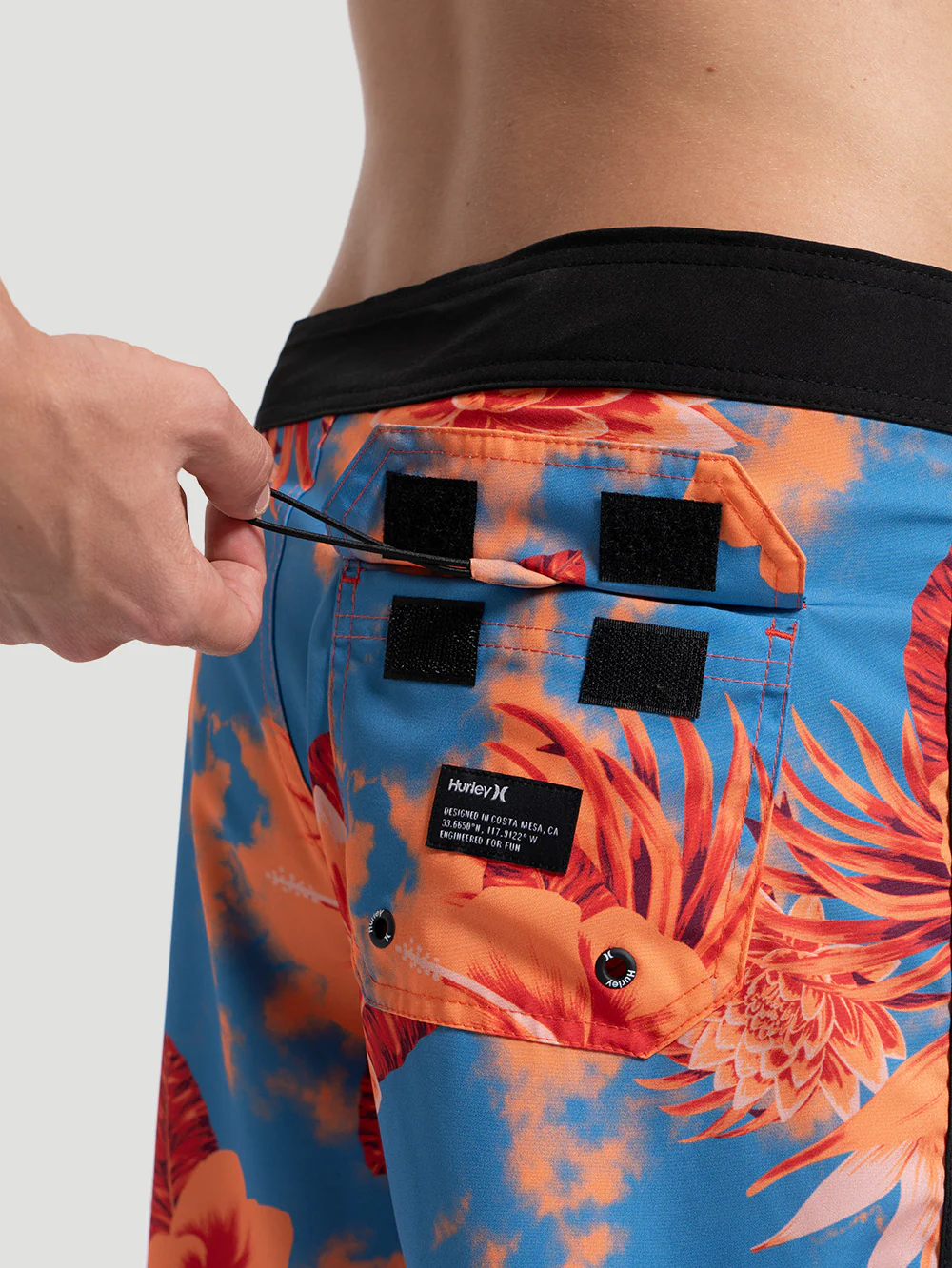 Boardshorts Hurley Hibisco 18" Azul - Image 4