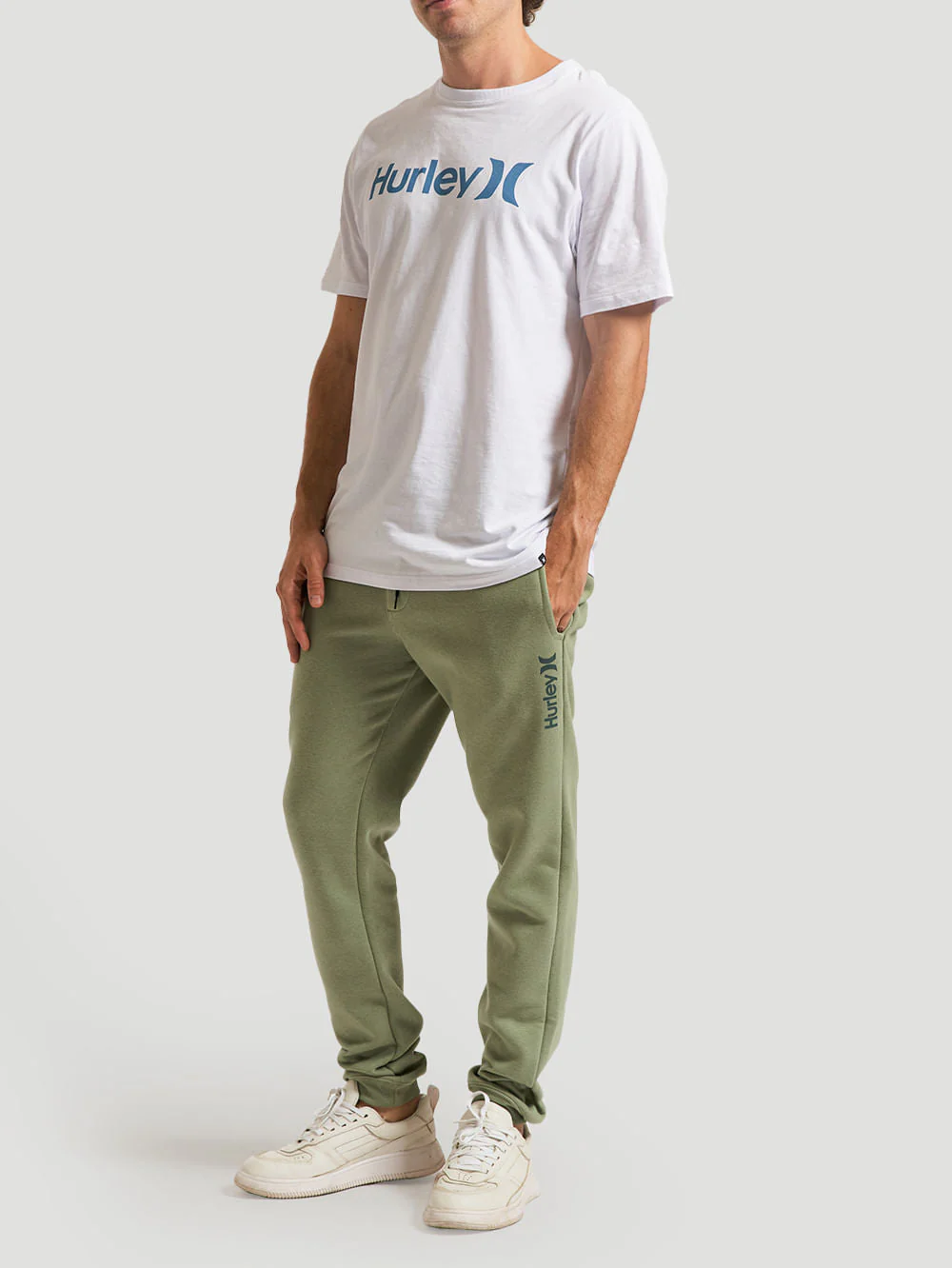 Calça Moletom Hurley One&Only Militar - Image 7