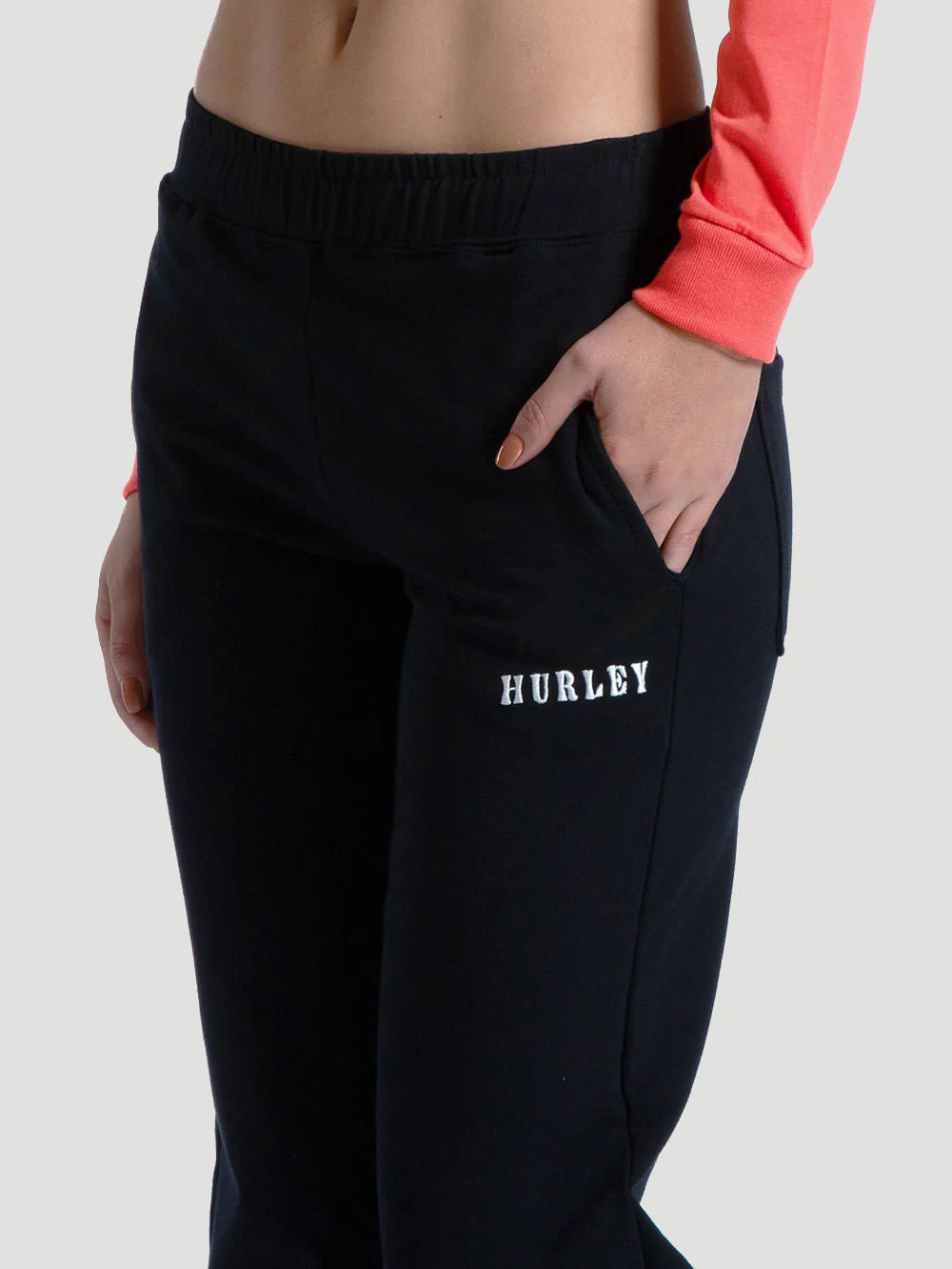 Calça Moletom Hurley Sunny Preta - Image 3