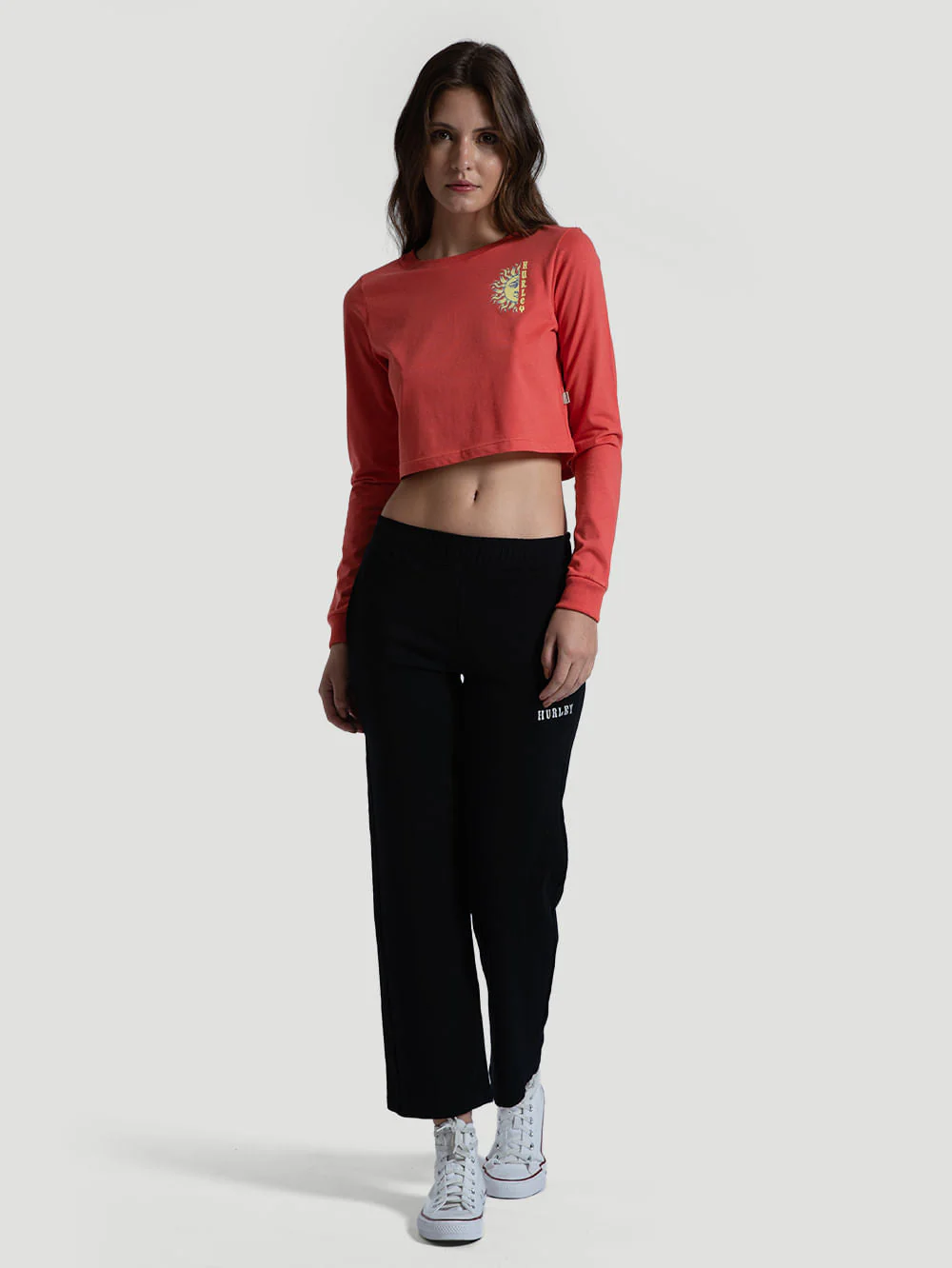 Calça Moletom Hurley Sunny Preta - Image 4