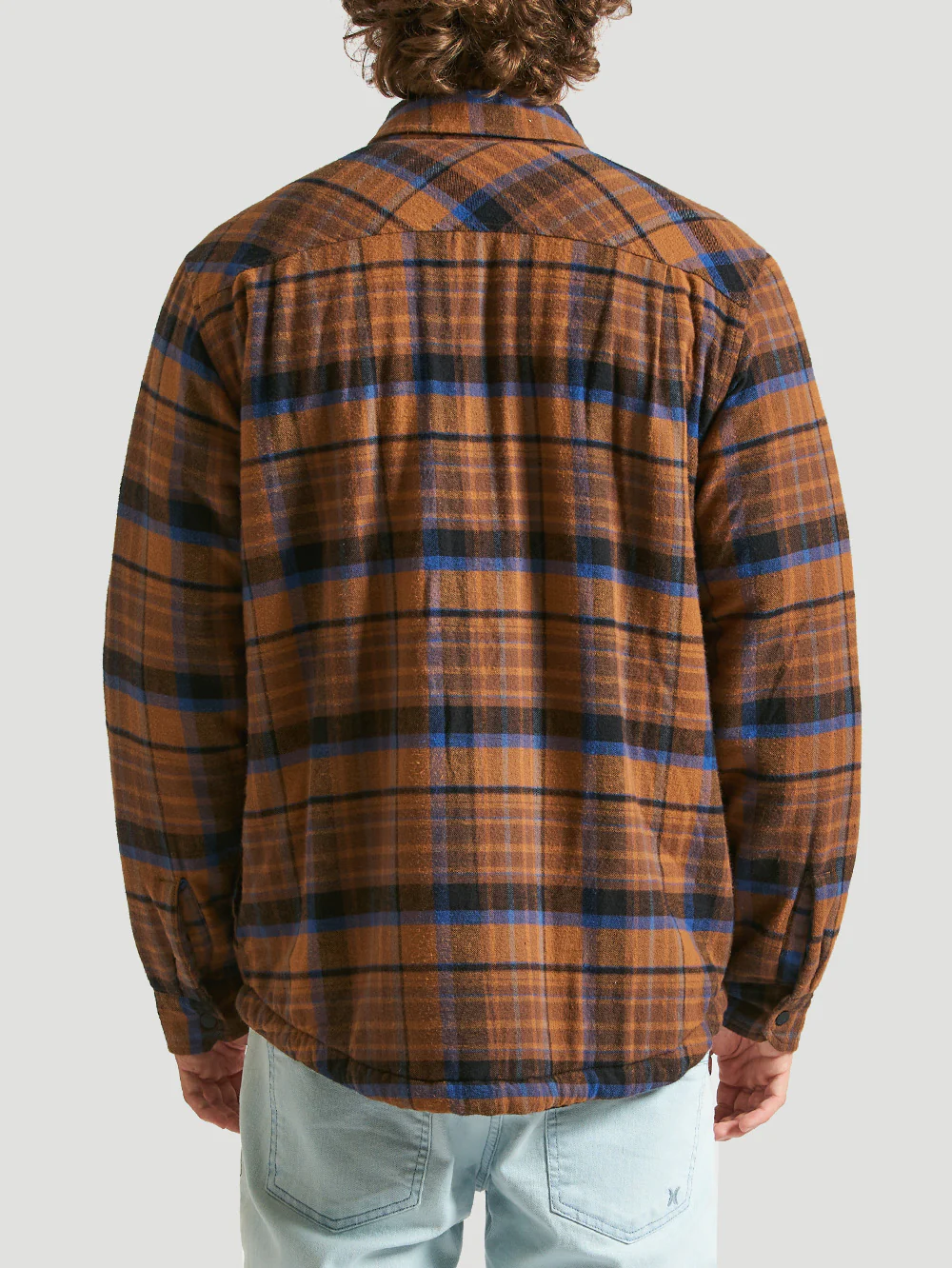 Jaqueta Flanela Hurley Portland Sherp Marrom - Image 3