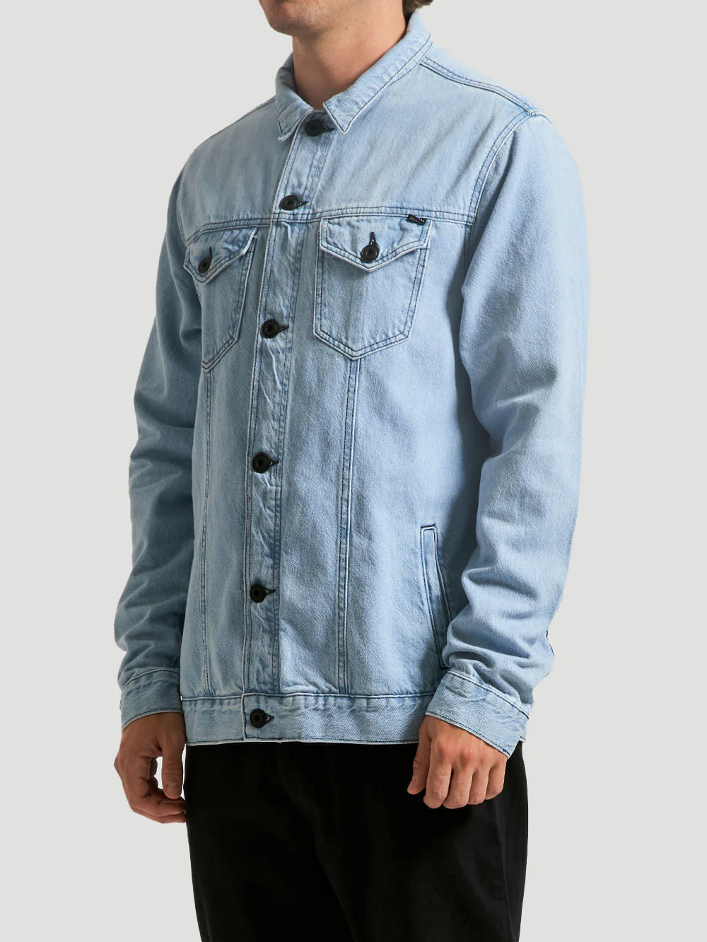 Jaqueta Jeans Hurley Hard Blue - Image 3