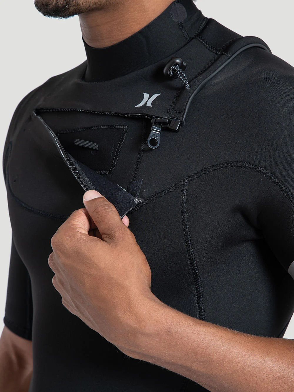 Long John Hurley Advantage Manga Curta 2/2 Full Suit Preto - Image 6