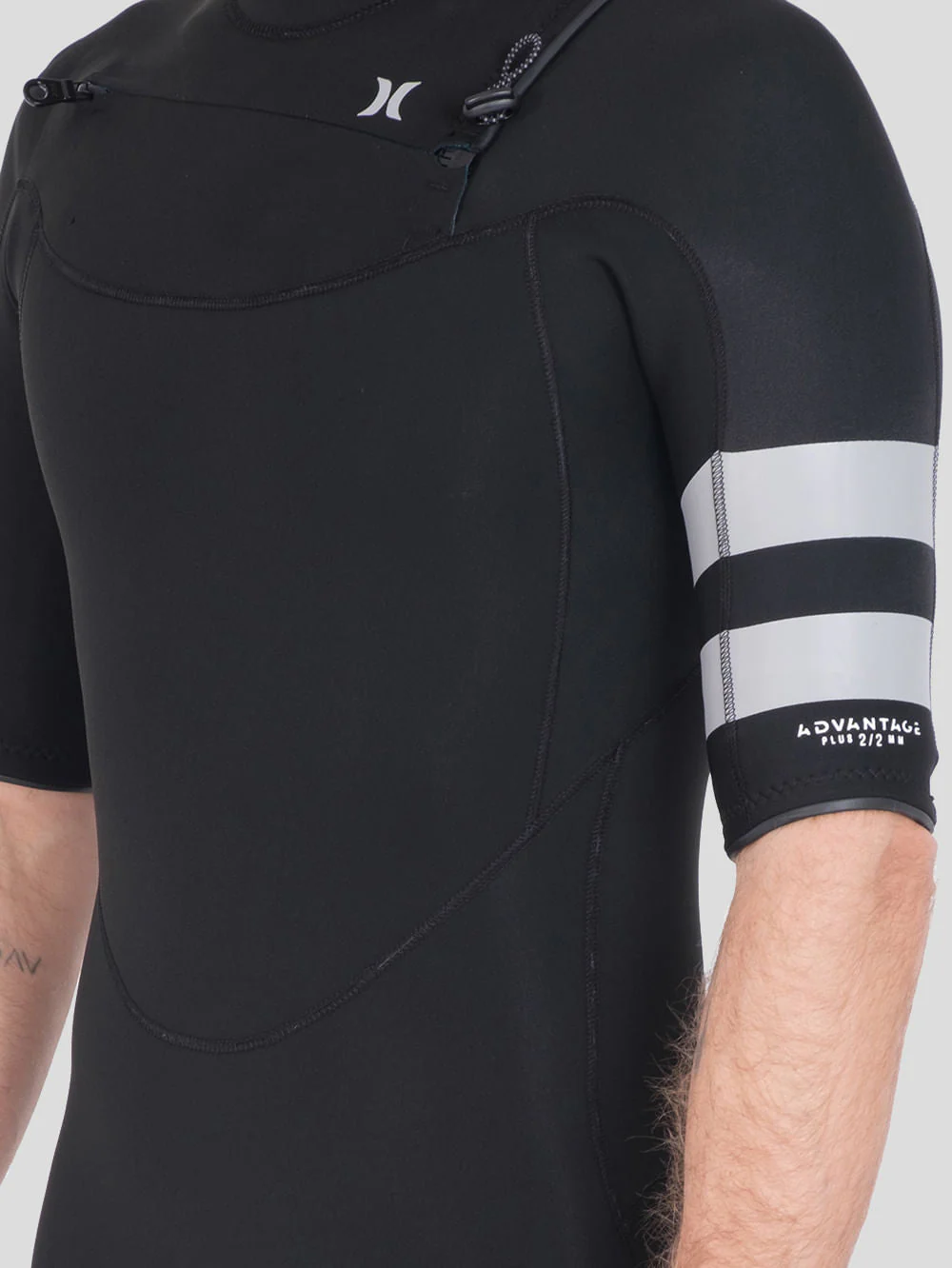 Long John Hurley Advantage Plus 2/2 Manga Curta Preto - Image 5