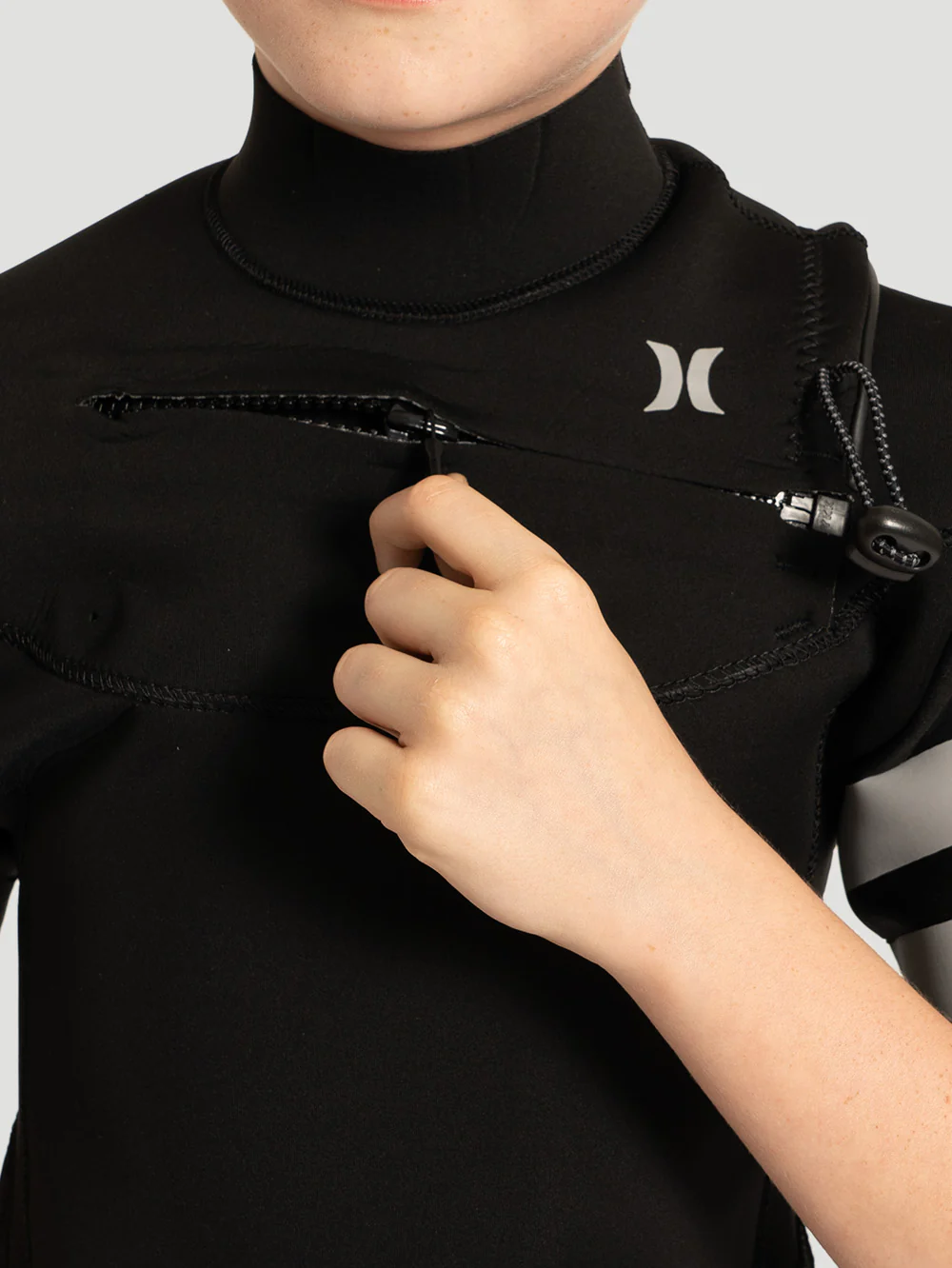 Long John Juvenil Hurley Advant 2/2mm SS Fullsuit Preto - Image 4