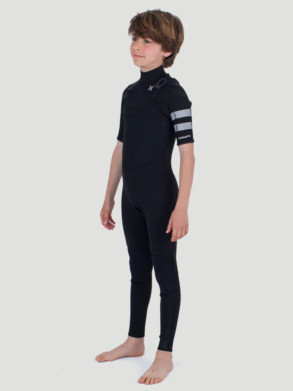 Long John Juvenil Hurley Advant 2/2mm SS Fullsuit Preto - Image 3