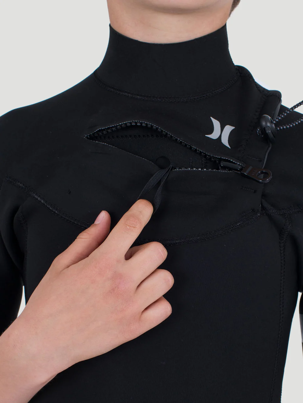 Long John Juvenil Hurley Advant 2/2mm SS Fullsuit Preto - Image 4