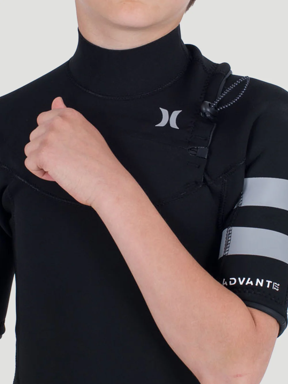 Long John Juvenil Hurley Advant 2/2mm SS Fullsuit Preto - Image 5