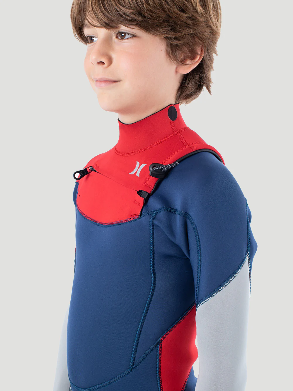 Long John Juvenil Hurley Advant 3/2mm SS Fullsuit Azul - Image 5