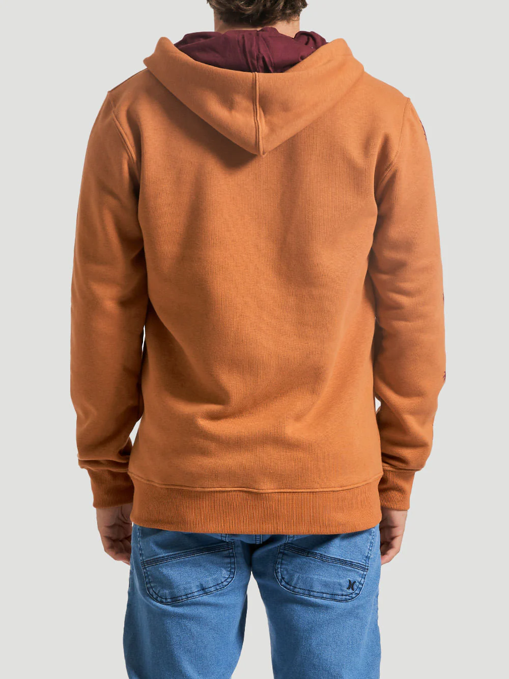 Moletom Aberto Hurley Carimbo Ocre - Image 3