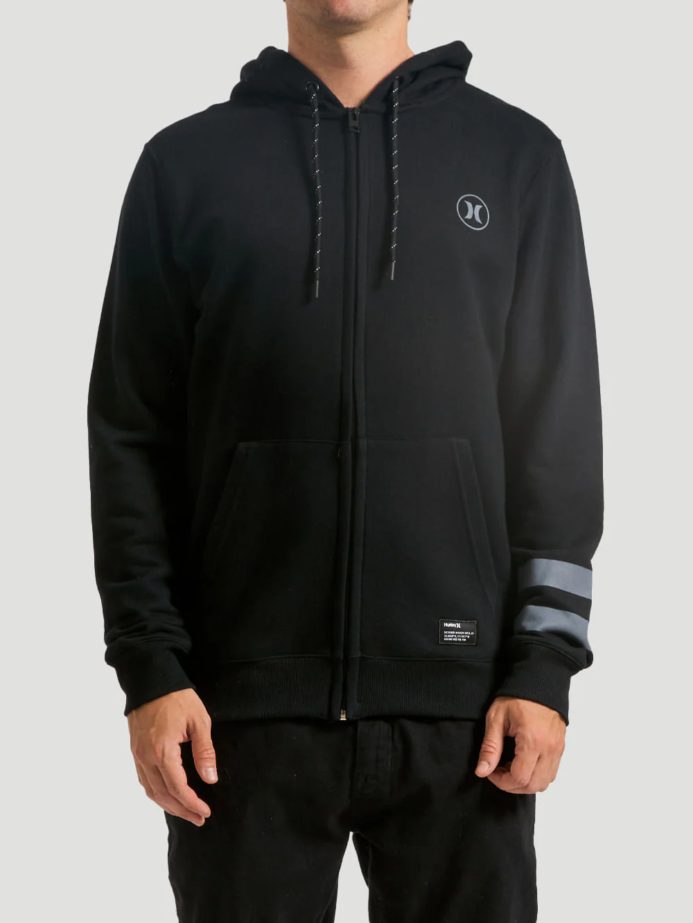 Moletom Canguru Hurley Circle Icon BP Preto - Image 4