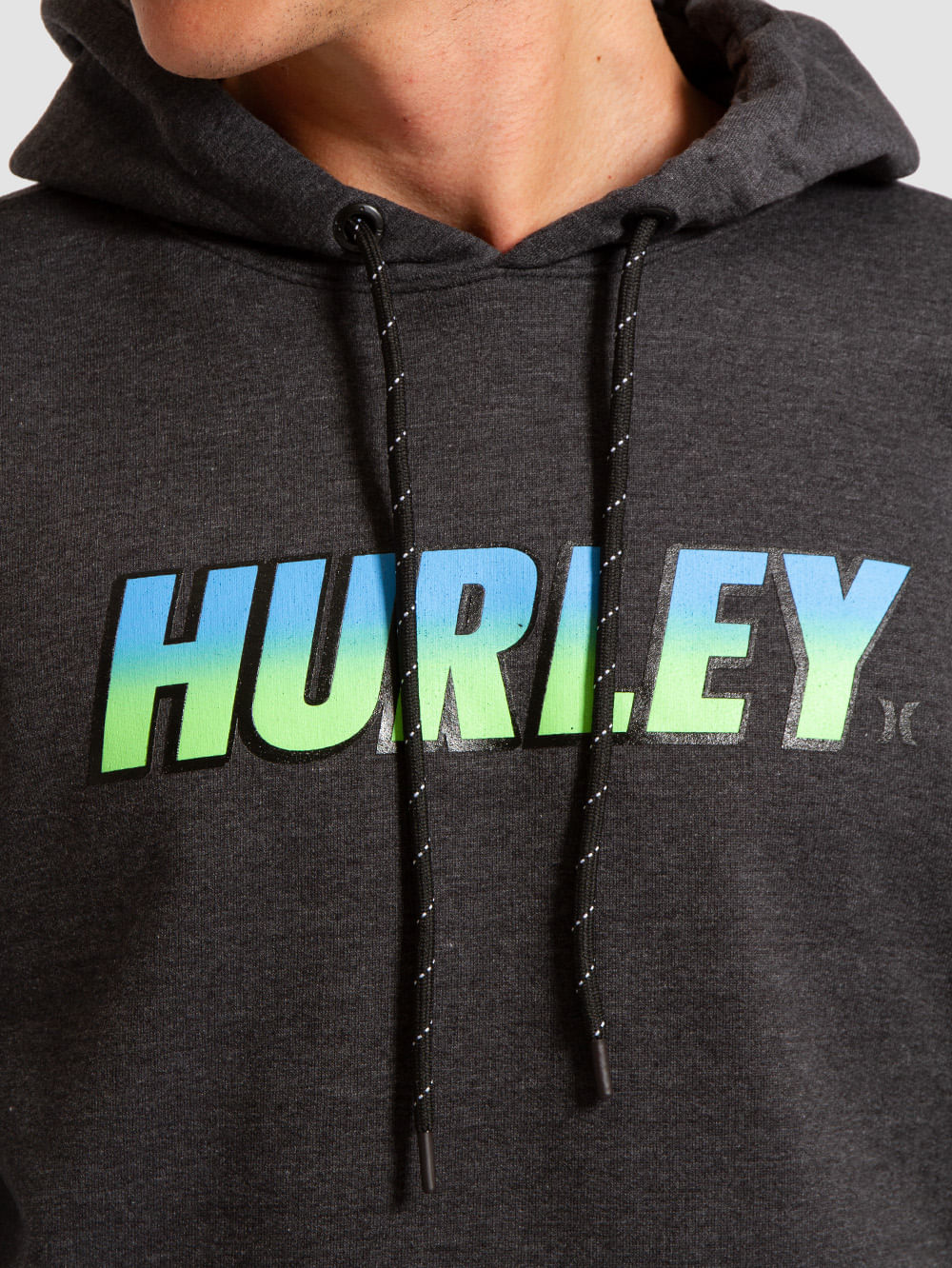 Moletom Canguru Fastlane Mescla Preto - Image 4