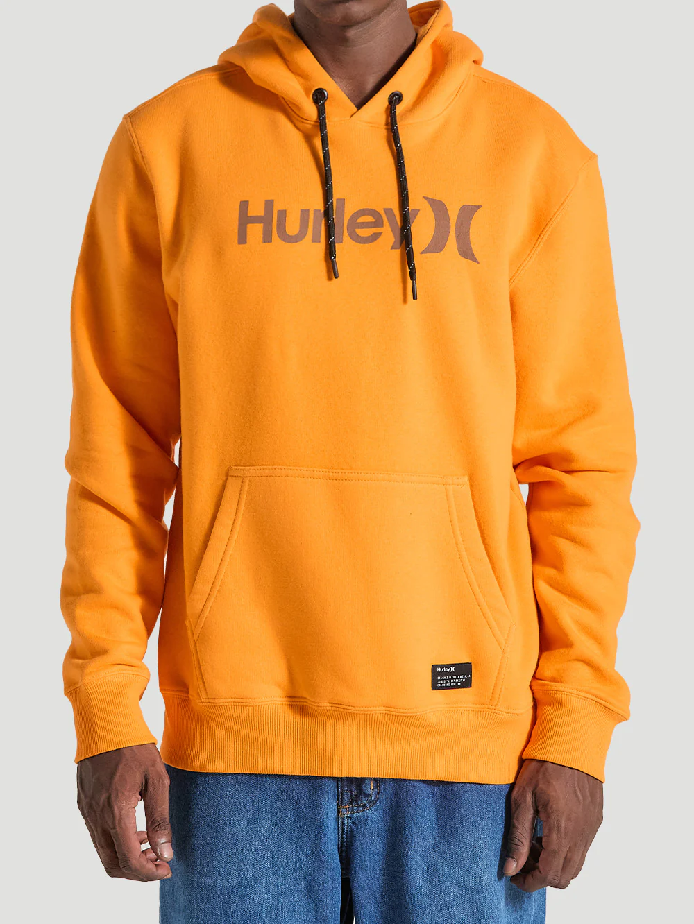 Blusa de Frio Moletom Canguru Laranja Hurley One&Only - Image 4