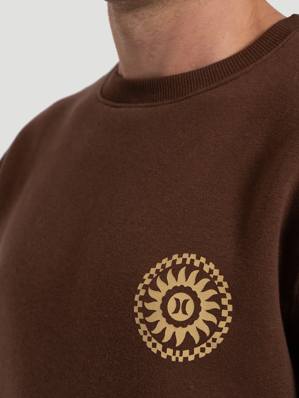 Moletom Hurley Careca Empire Marrom - Image 3