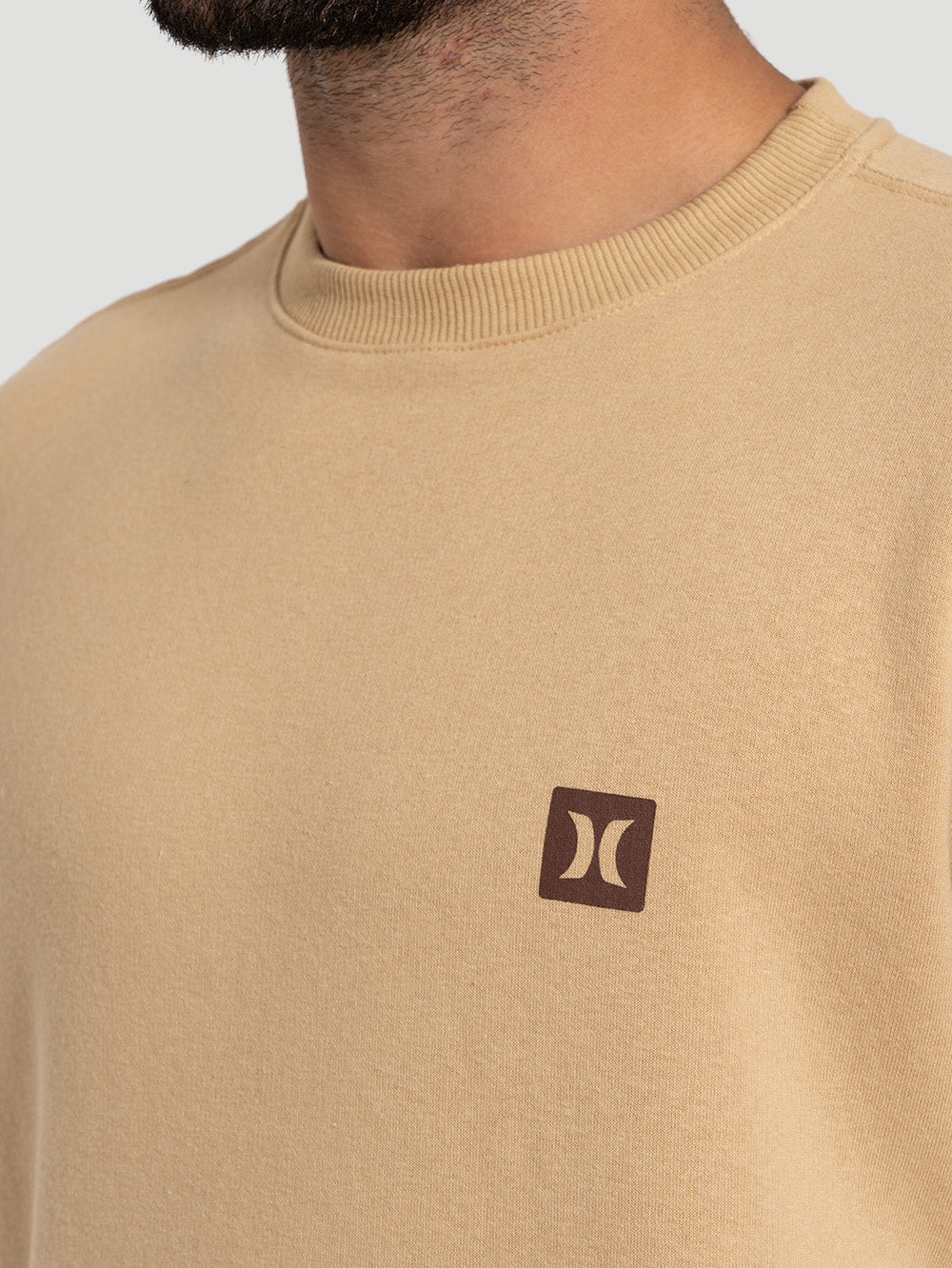 Moletom Hurley Careca Mini Icon II Bege - Image 3