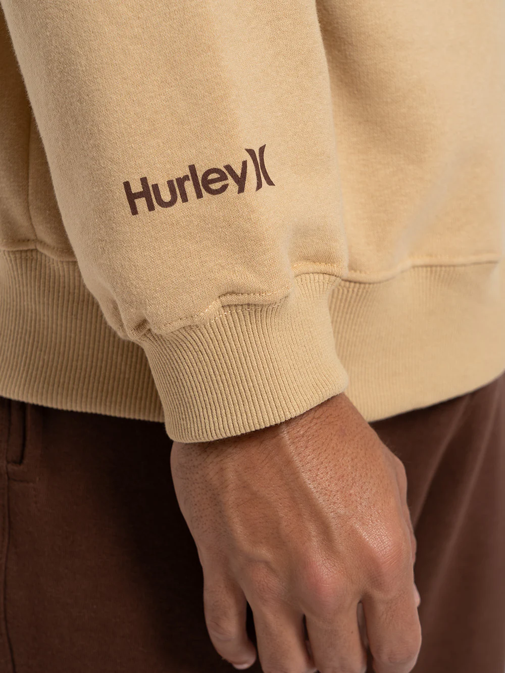 Moletom Hurley Careca Mini Icon II Bege - Image 4