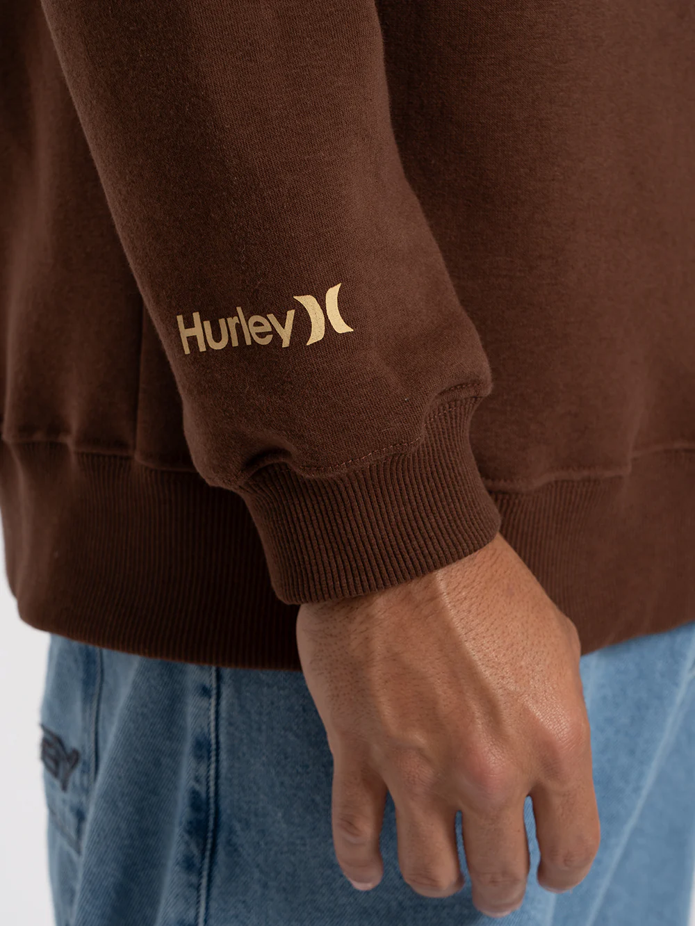 Moletom Hurley Careca Mini Icon II Marrom - Image 3