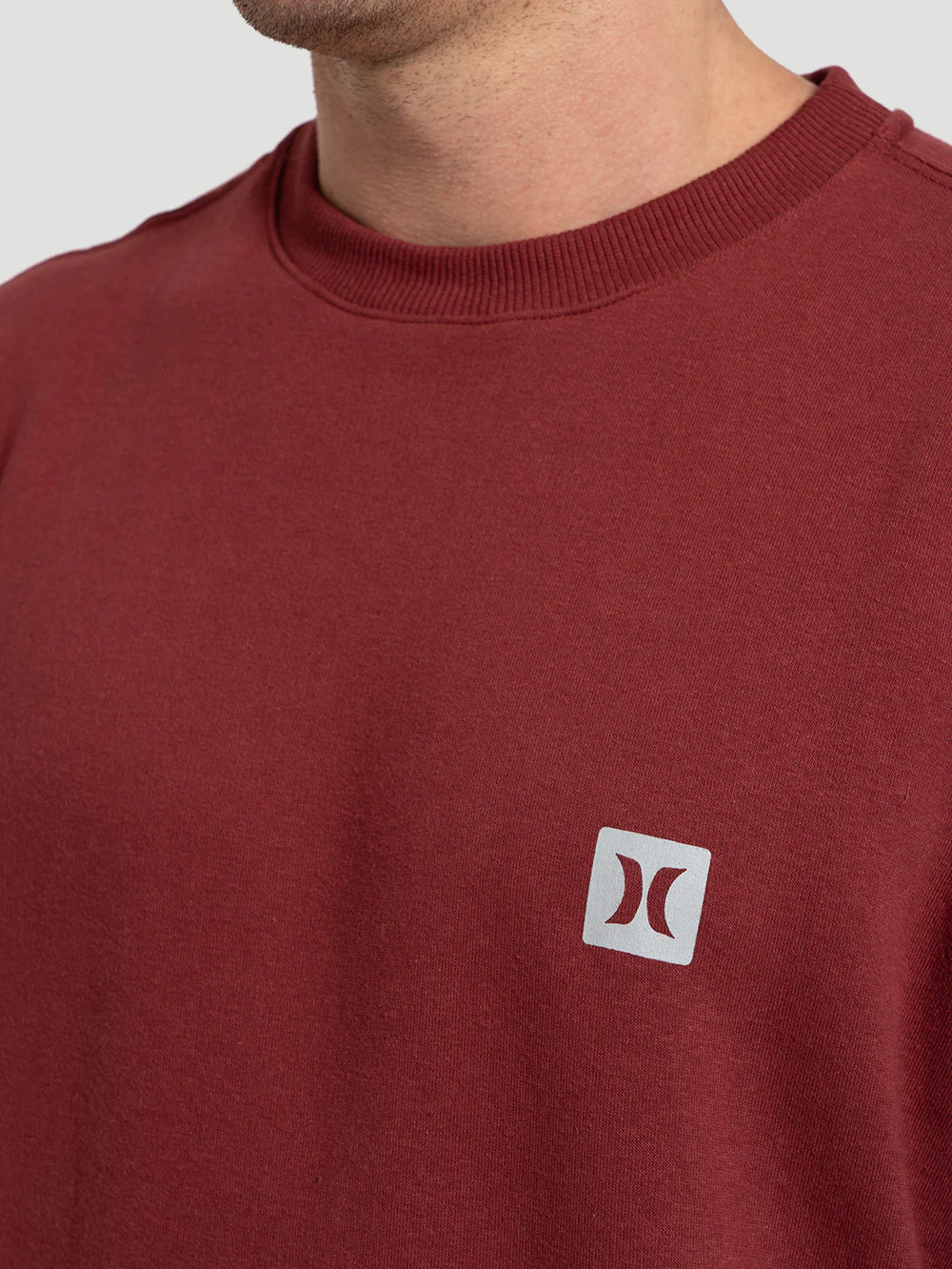 Moletom Hurley Careca Mini Icon II Vinho - Image 3