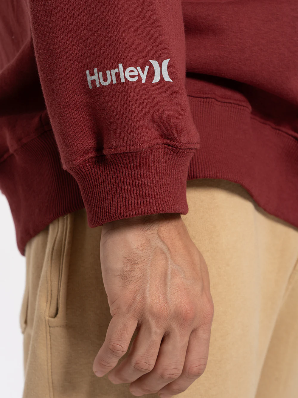Moletom Hurley Careca Mini Icon II Vinho - Image 4